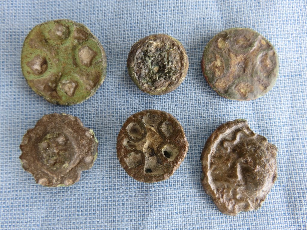 Karolingische rijk – Fibulae in brons - 8e - 12e eeuw., Ophalen of Verzenden, Brons, Broche