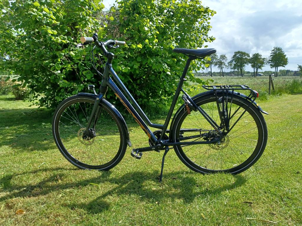 Koga damesfiets met riem-aandrijving, Fietsen en Brommers, Fietsen | Dames | Damesfietsen, 53 tot 56 cm, Versnellingen, Zo goed als nieuw