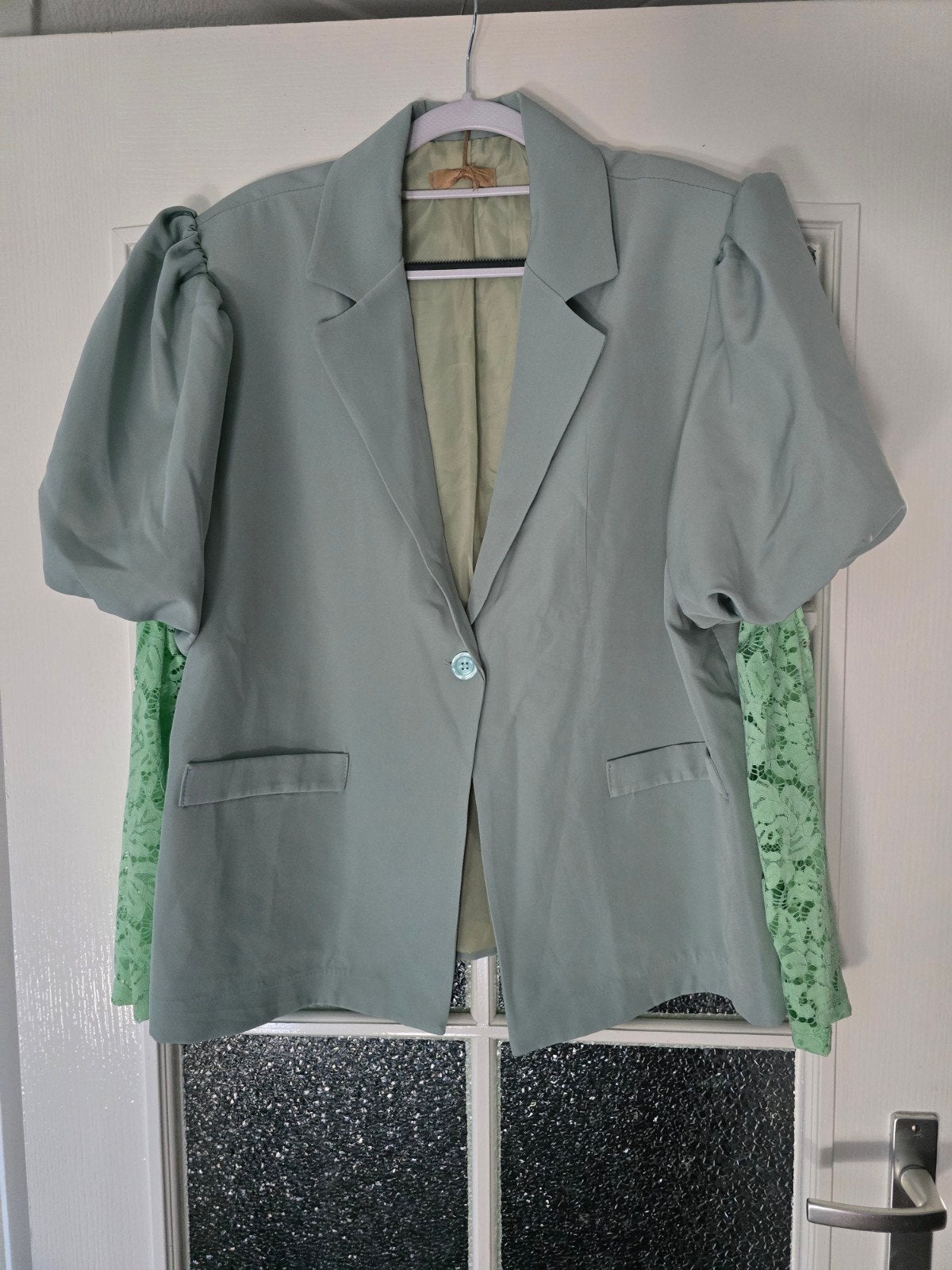 Nieuw blazer kant mint 40 42 44 SALE, Kleding | Dames, Ophalen of Verzenden, Nieuw, Maat 42/44 (L), Roze