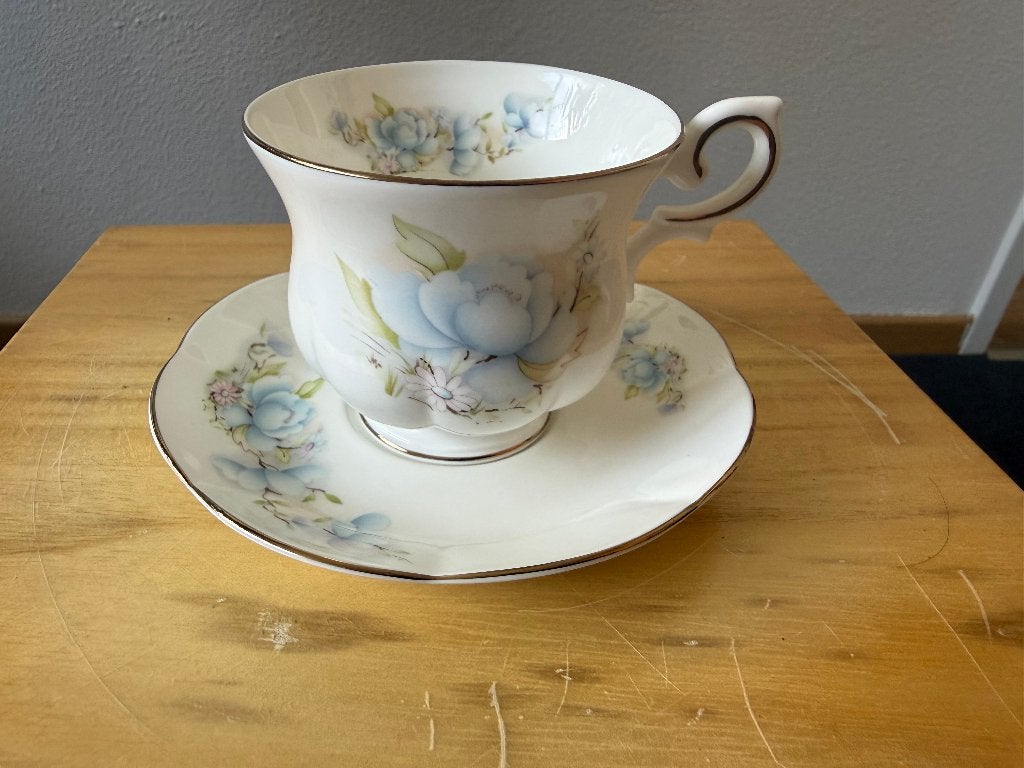 Royal Canterbury 'Blue Sastuma' Kop en Schotel, Ophalen
