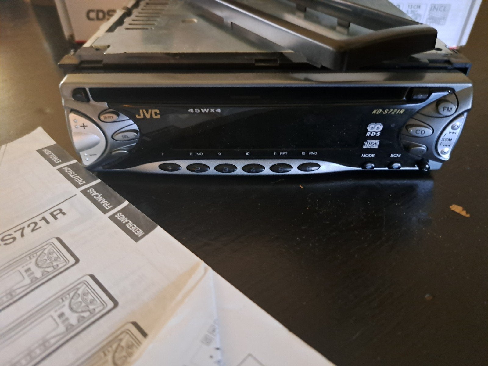 JVC KD-S721R Autoradio met CD-speler, Ophalen of Verzenden, Gebruikt