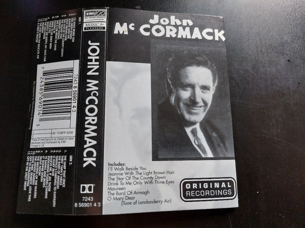 JOHN McCORMACK - CENTENARY CELEBRATIONS (MC), Overige genres, 1 bandje, Ophalen of Verzenden, Zo goed als nieuw
