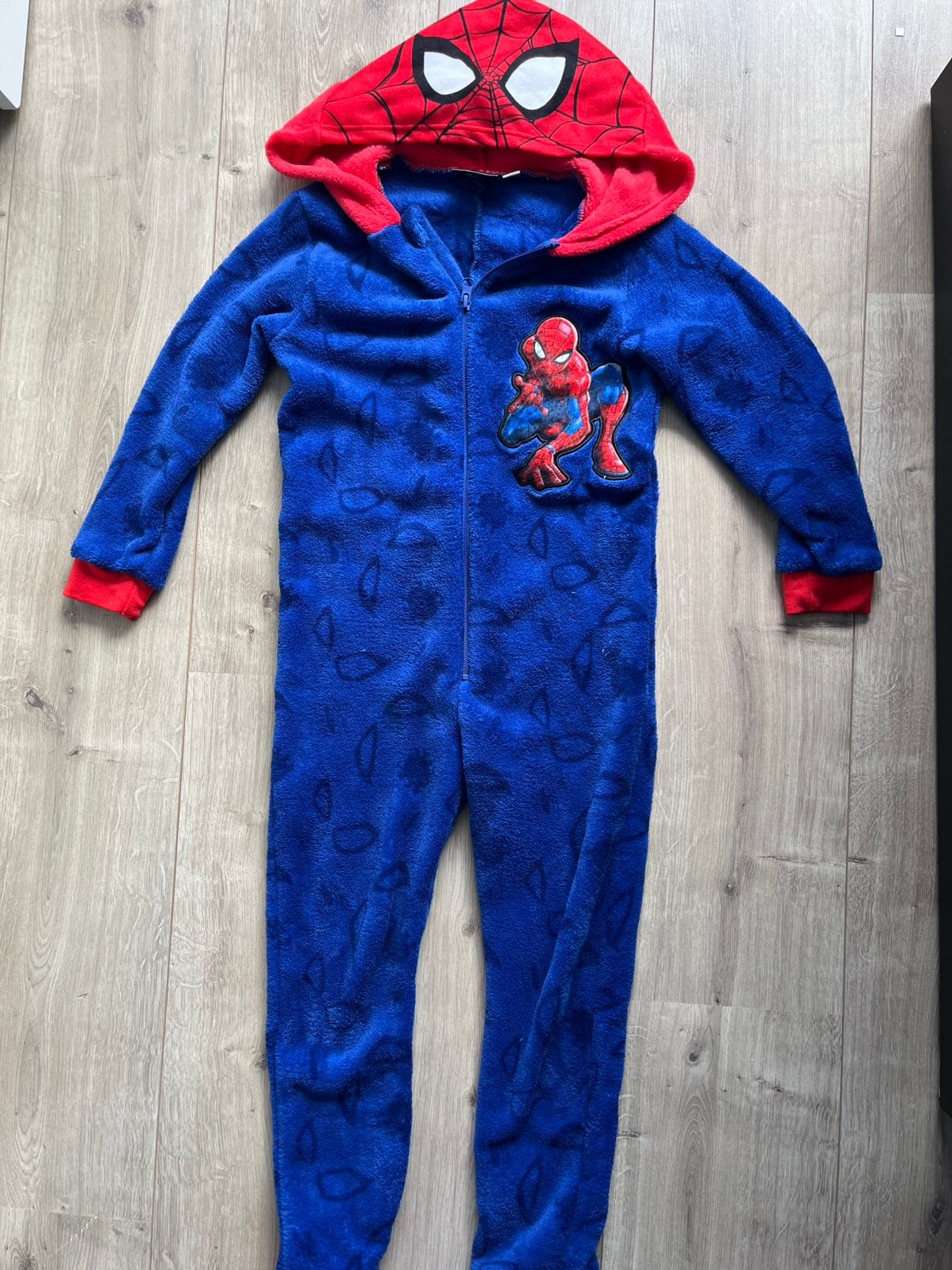 Spiderman onesie maat 122/128, Ophalen of Verzenden, Zo goed als nieuw, Maat 34 (XS) of kleiner, Roze