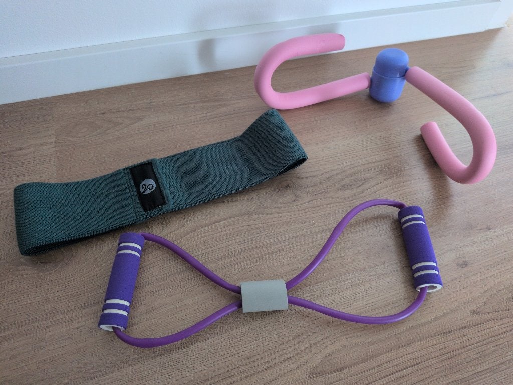 Weerstandsband, dijtrainer,fitnessband, Ophalen of Verzenden, Zo goed als nieuw