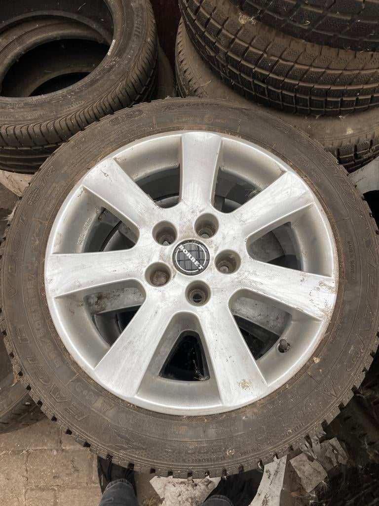 16 inch banden en velgen 4st, Ophalen, Gebruikt