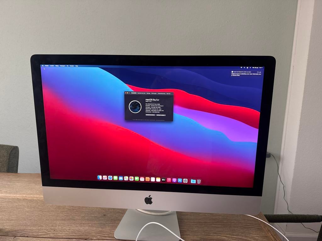 iMac 27-inch 2020 8GB i5 - Zo goed als nieuw, Ophalen, 8 GB, IMac, Zo goed als nieuw