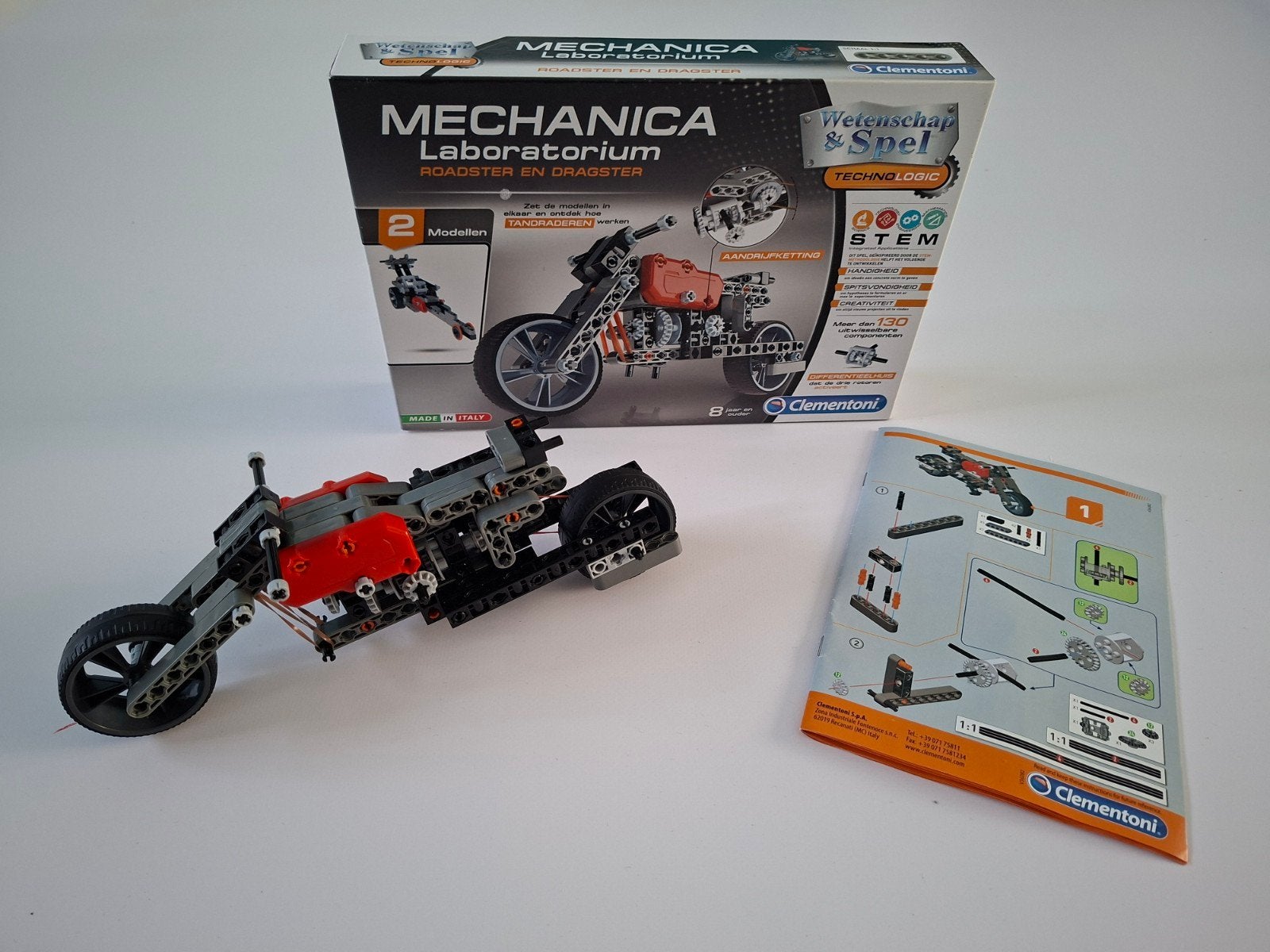 Clementoni Mechanica Laboratorium Roadster en Dragster, Ophalen of Verzenden, Zo goed als nieuw, Overige merken