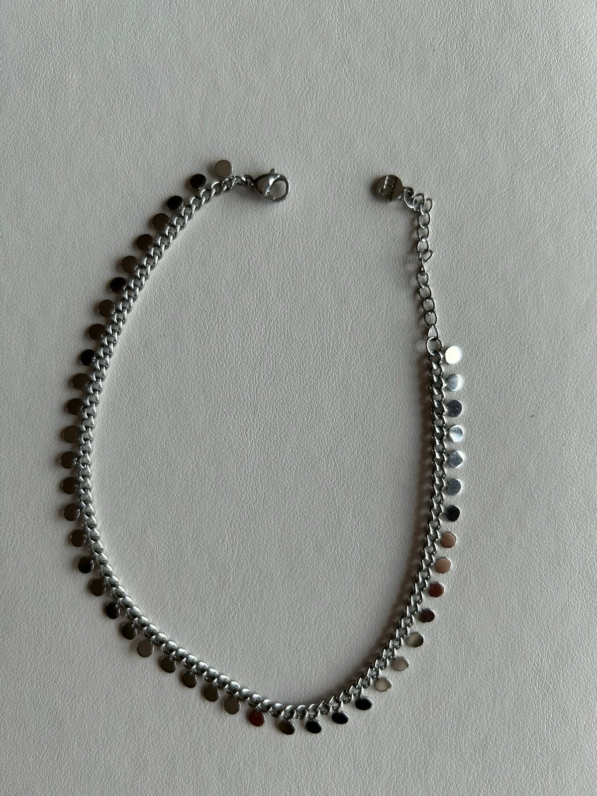 Zilveren enkelbandje met muntjes van My Jewellery, Ophalen of Verzenden, Zo goed als nieuw, Zilver, Met bedels of kralen