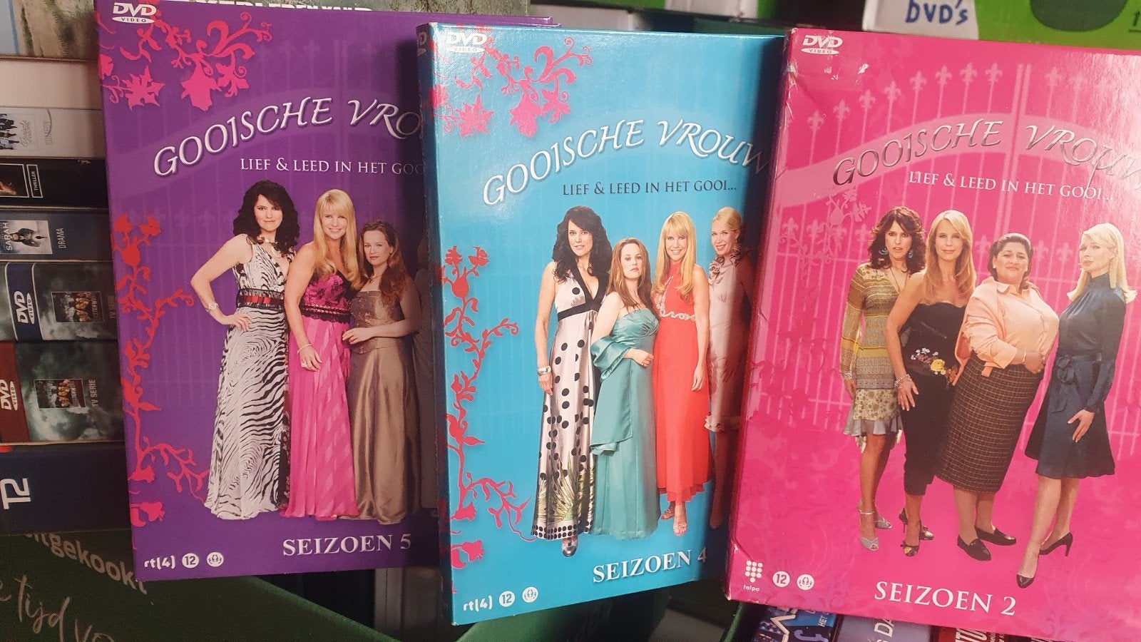 Gooische Vrouwen DVD Boxen - Seizoen 2, 4 en 5, Gebruikt, Seizoen 5, Nederlands, Drama