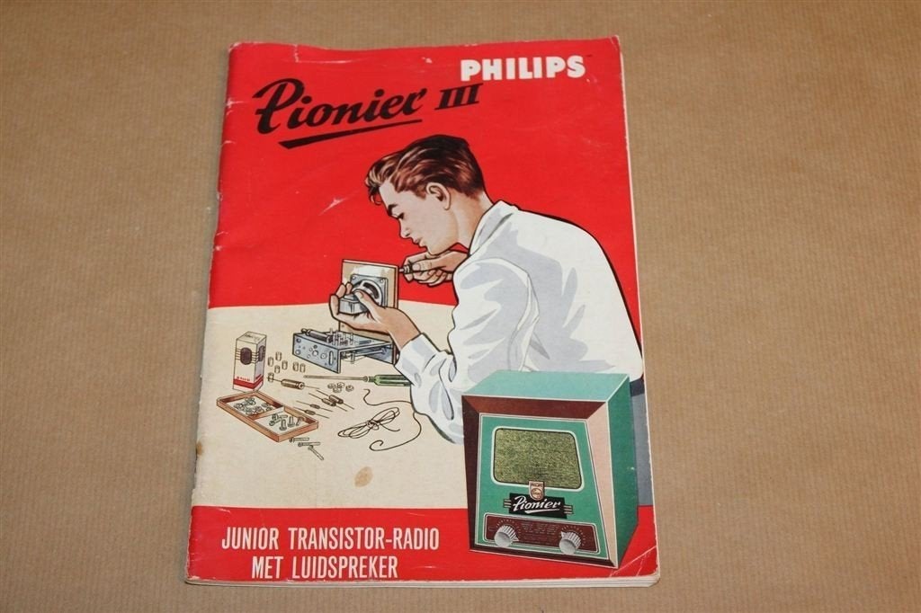 Philips Pionier III — Transistorradio Handleiding 1959, Ophalen of Verzenden, Gelezen