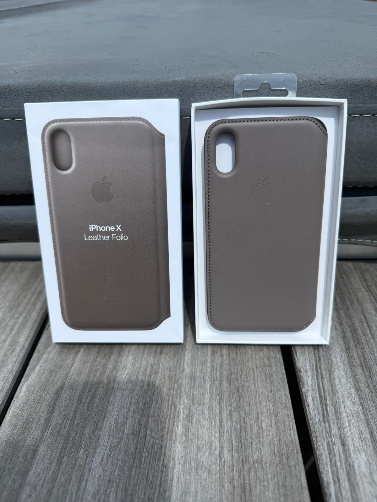 Apple iphone X leather Folio, Telecommunicatie, Mobiele telefoons | Hoesjes en Frontjes | Apple iPhone, Ophalen of Verzenden, Nieuw
