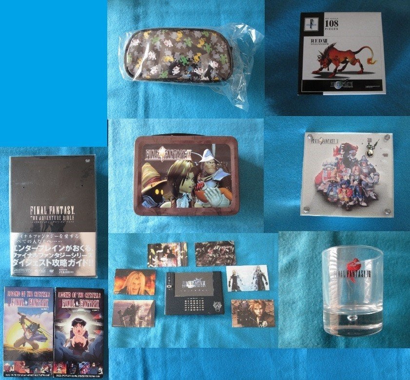 Final Fantasy Klok, Etui, Gum, Kalender, Lunchbox, Puzzel, 1 speler, Ophalen of Verzenden, Zo goed als nieuw, Role Playing Game (Rpg)