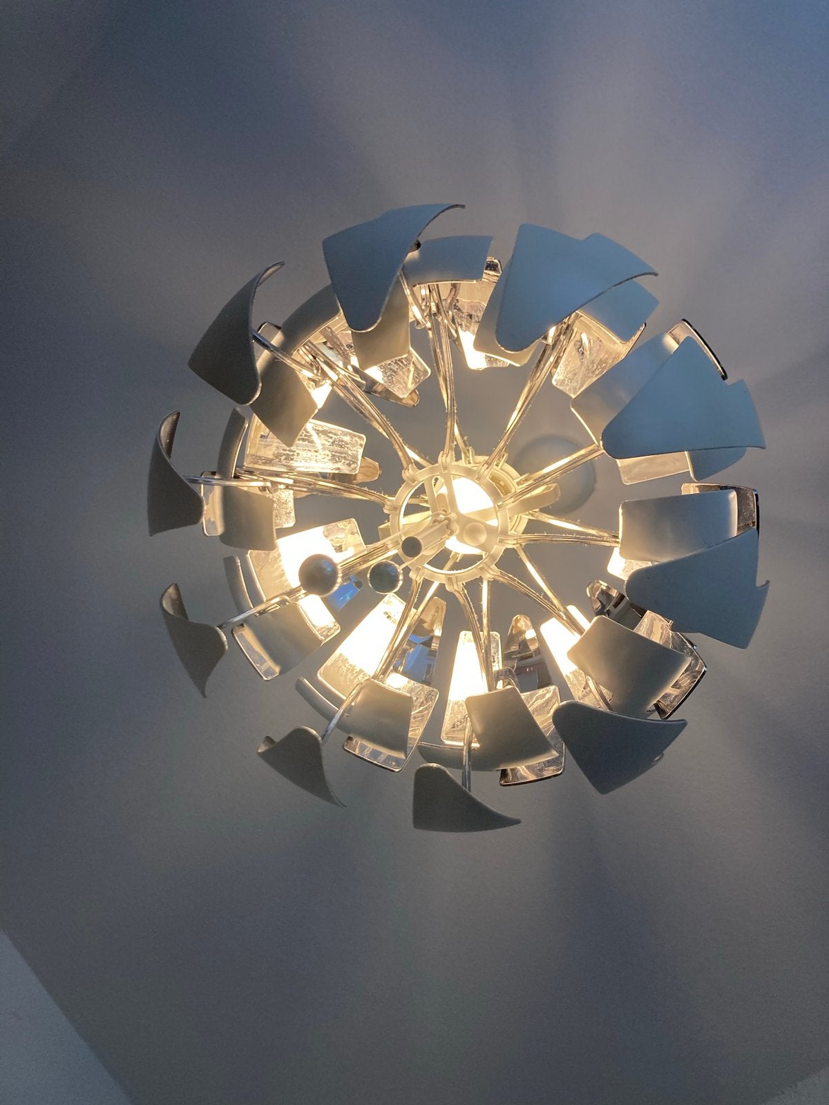 IKEA PS 2014 Hanglamp - Wit, Verstelbaar Design, Ophalen of Verzenden, Zo goed als nieuw, Metaal, E27 (groot)