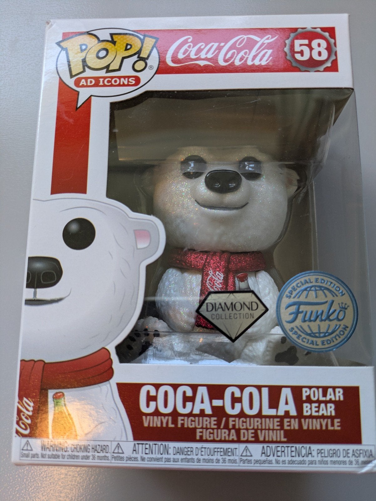Funko Pop! Coca-Cola Polar Bear Diamond Collection, Ophalen of Verzenden, Nieuw