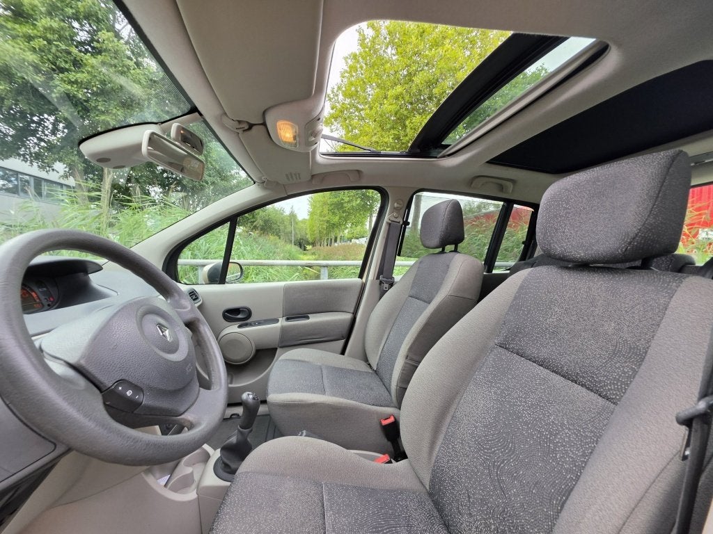 Renault Modus 1.6-16V Privilège Airco/Schuifdak ✅, Auto's, 15 km/l, 4 cilinders, Metallic lak, Origineel Nederlands