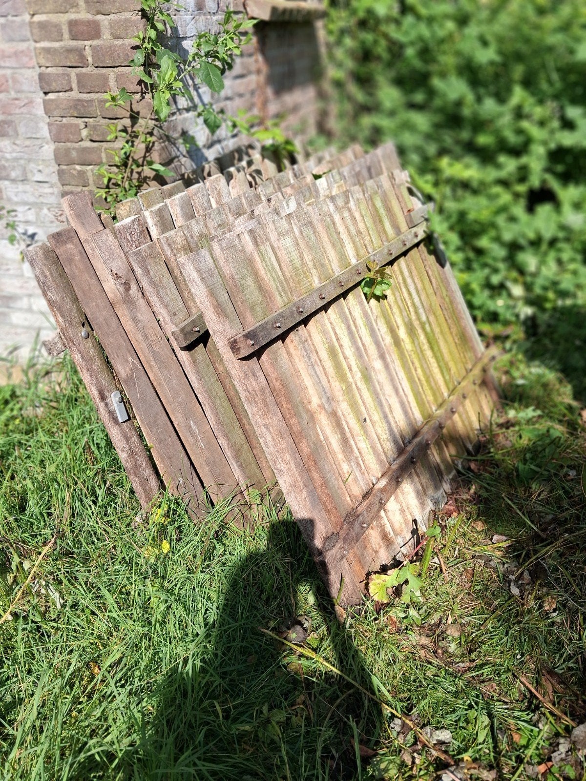 Stalroosters van Azobe hout.  7 stuks