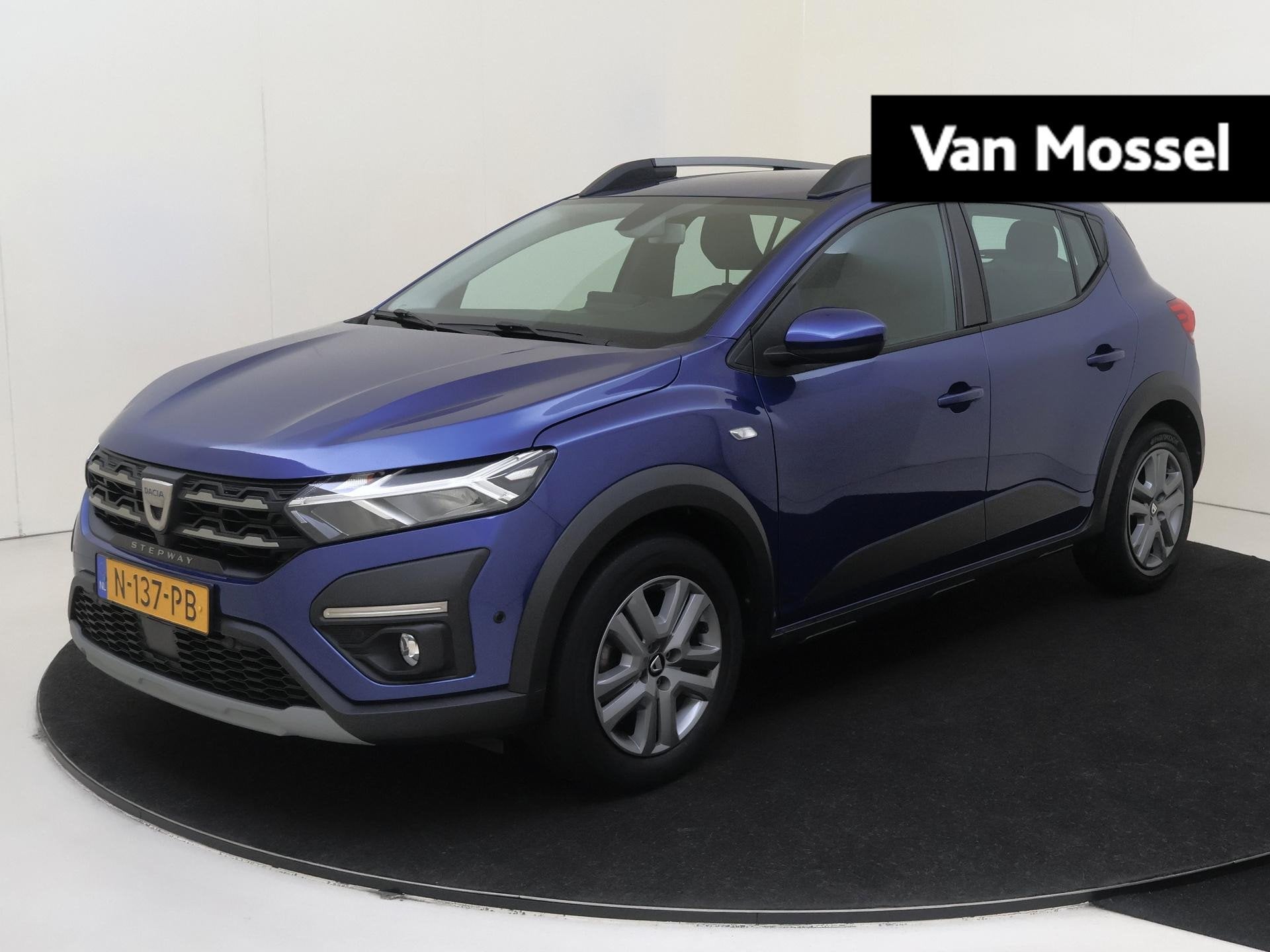Dacia Sandero Stepway 1.0 TCe 100 Bi-Fuel Essential Navigati, Auto's, Voorwielaandrijving, Euro 6, Blauw, 610 kg