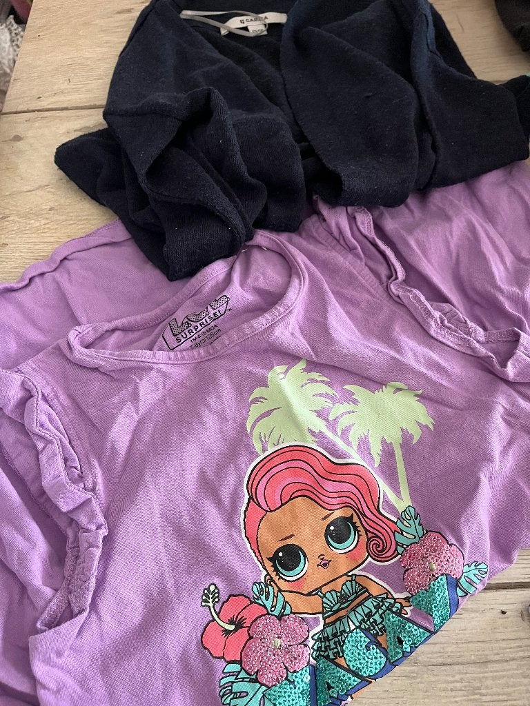 Pakket meiden kleding 13x 128/134, Ophalen of Verzenden, Zo goed als nieuw, Maat 128