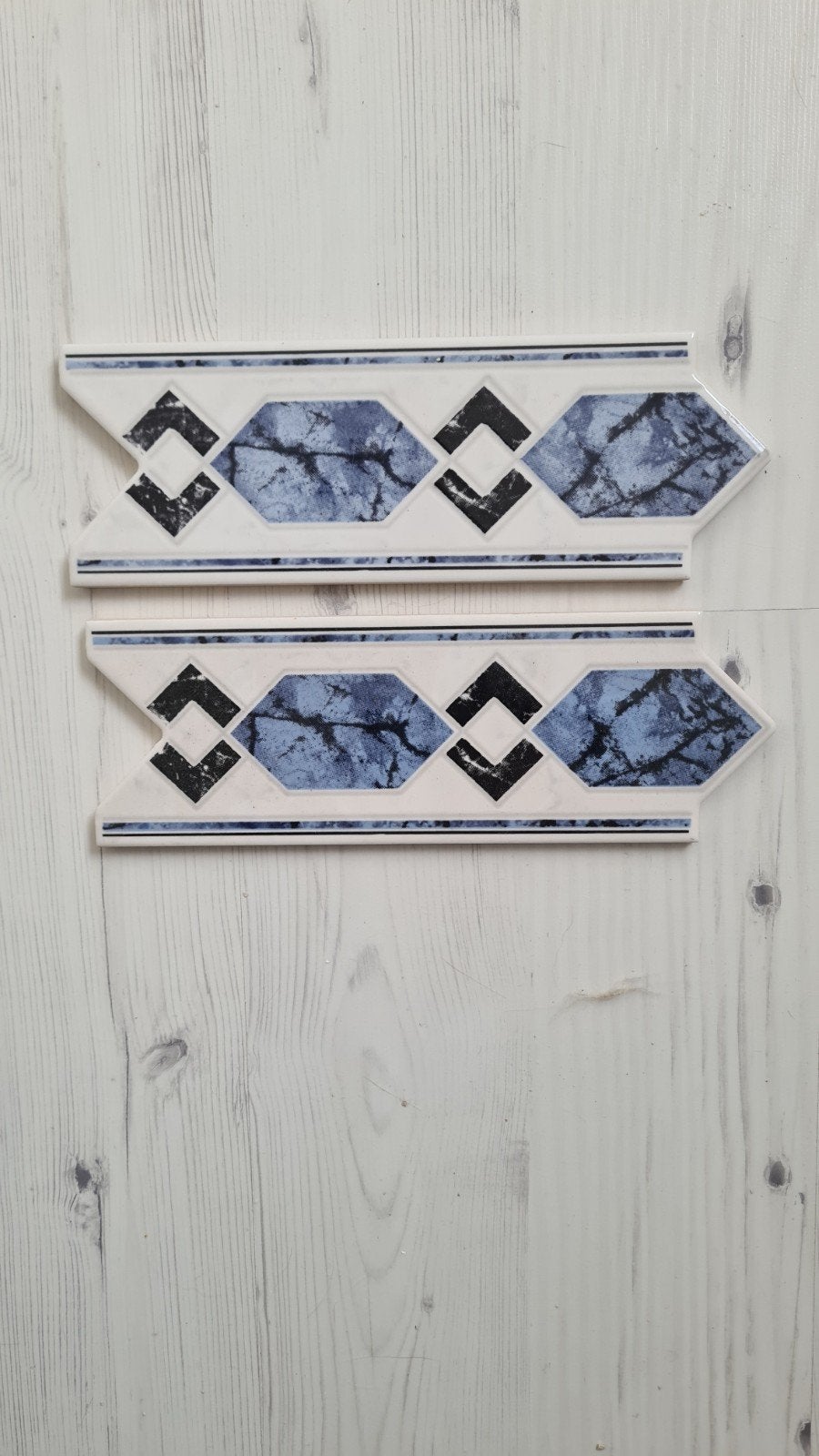 Decoratieve wandtegels met blauw marmerlook patroon, Ophalen, Nieuw, Minder dan 20 cm, 20 tot 40 cm