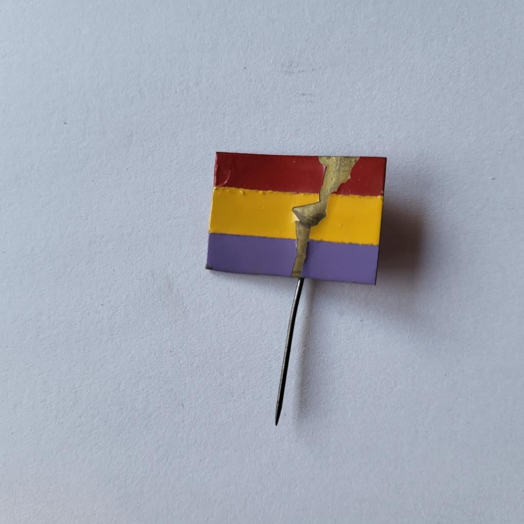 Spaanse Republiek jaren 30 Tegen Fascisme, Verzamelen, Militaria | Algemeen, Niet vindbaar, Niet vindbaar, Nederland, Embleem of Badge