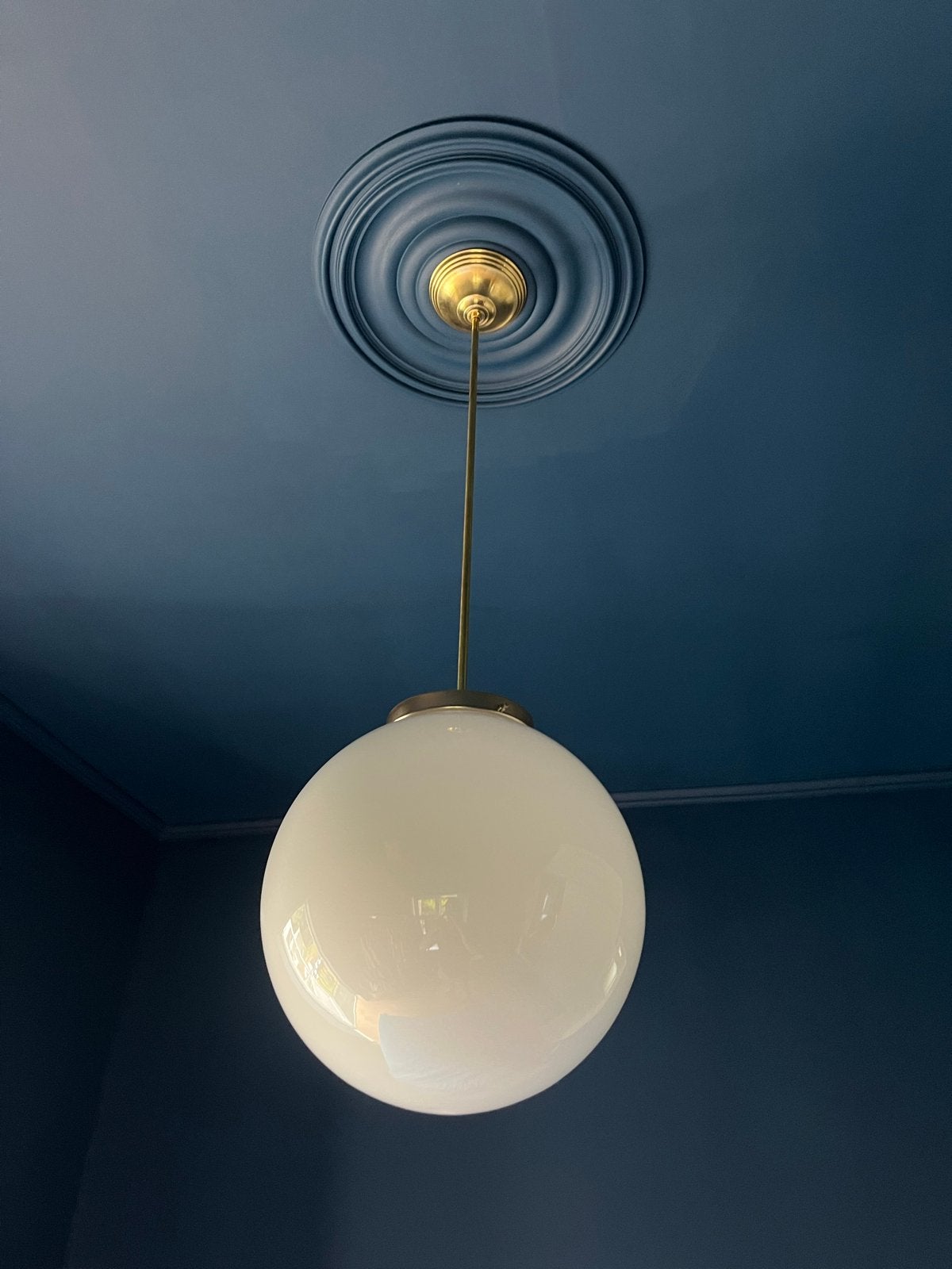 Gispen Art Deco Schoollamp Bol - 35 cm doorsnede, Ophalen of Verzenden