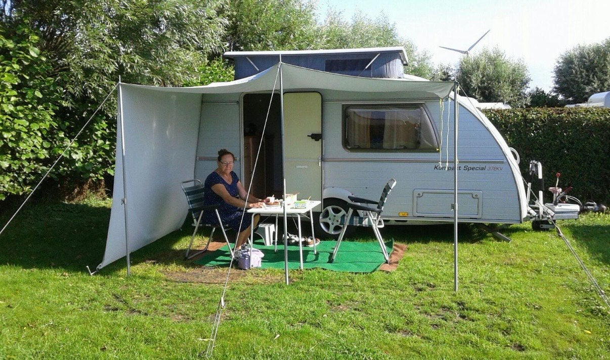 Kip Kompakt 37 EKV Vario, Caravans en Kamperen, Schokbreker, Kip, Tot en met 2, Particulier