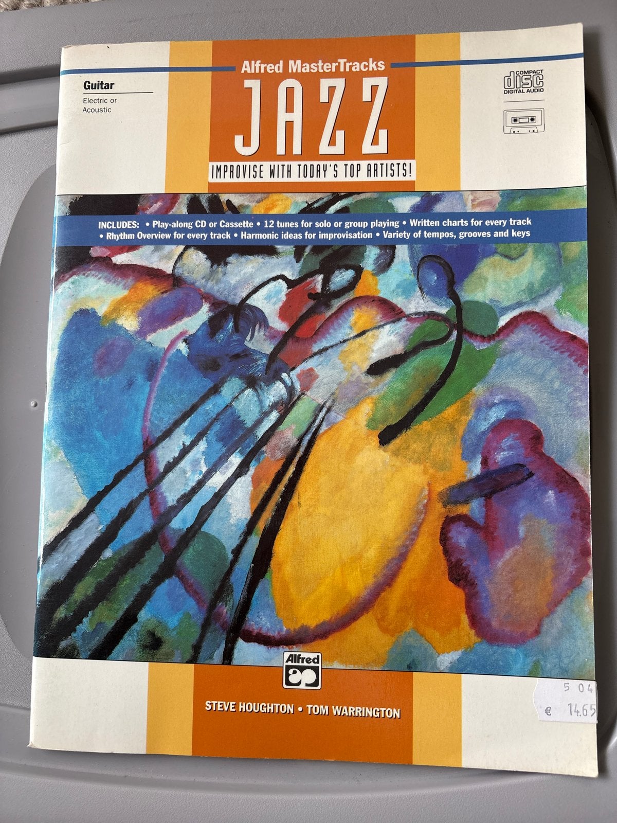 Alfred MasterTracks Jazz Gitaar Boek met CD/Cassette, Ophalen of Verzenden, Gebruikt