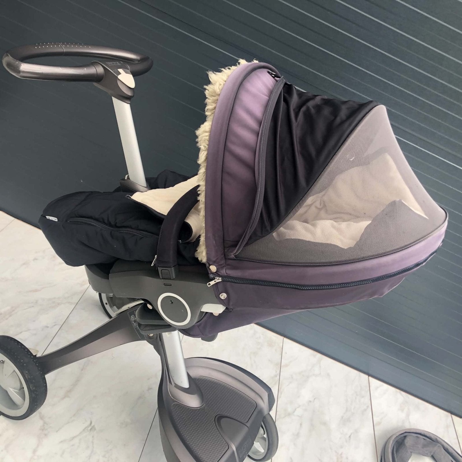 Stokke Xplory Combiwagen - en in gorde staat, Kinderen en Baby's, Gebruikt, Verstelbare duwstang, Combiwagen, Ophalen
