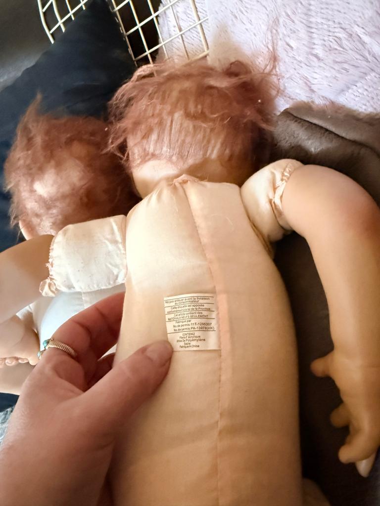 Reborn babypop met open mond en haar, Kinderen en Baby's, Speelgoed | Poppen, Ophalen, Gebruikt, Babypop