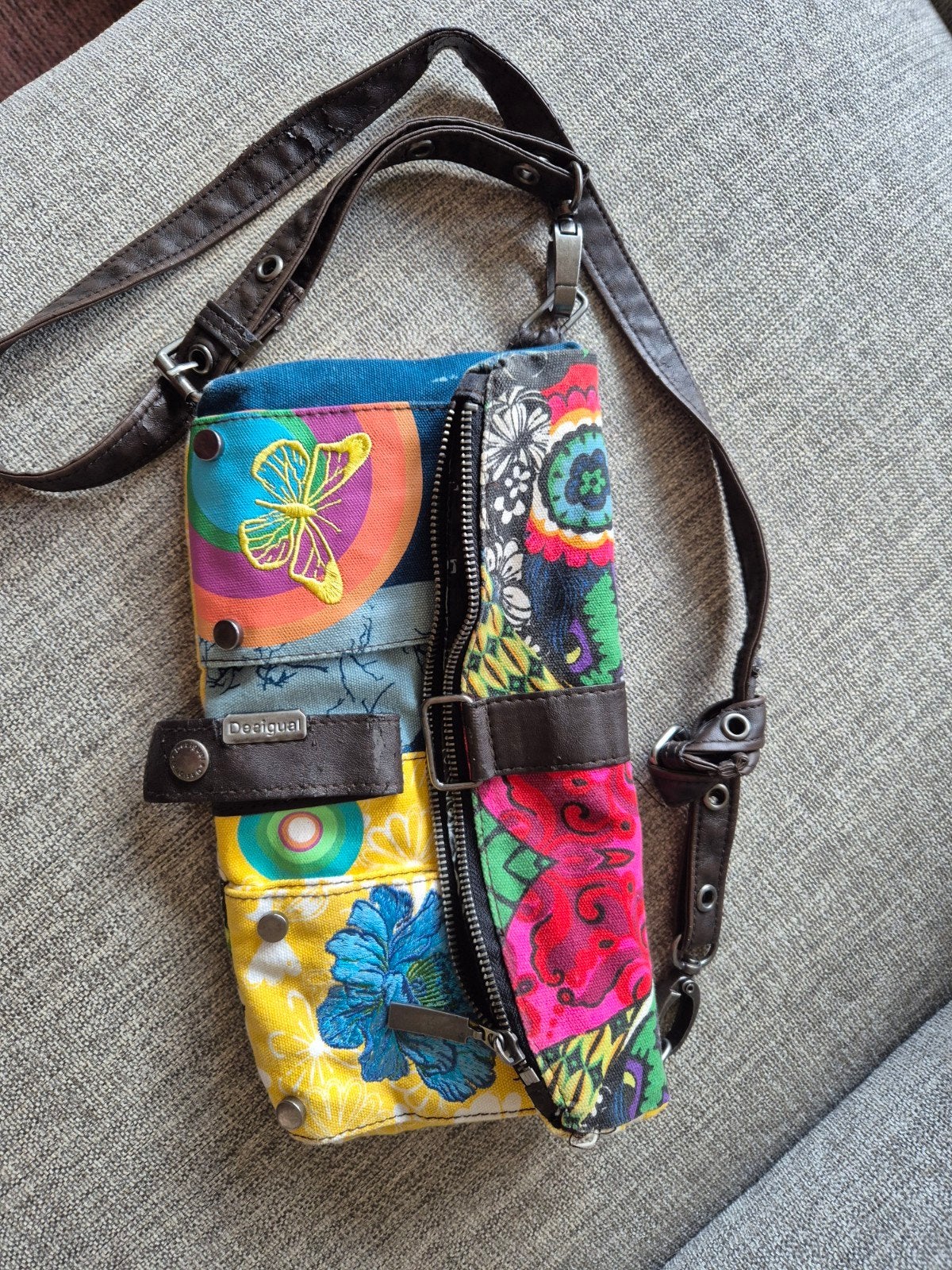 Desigual Schoudertasje - Kleurrijk en Uniek, Ophalen, Zo goed als nieuw, Overige kleuren, Schoudertasje