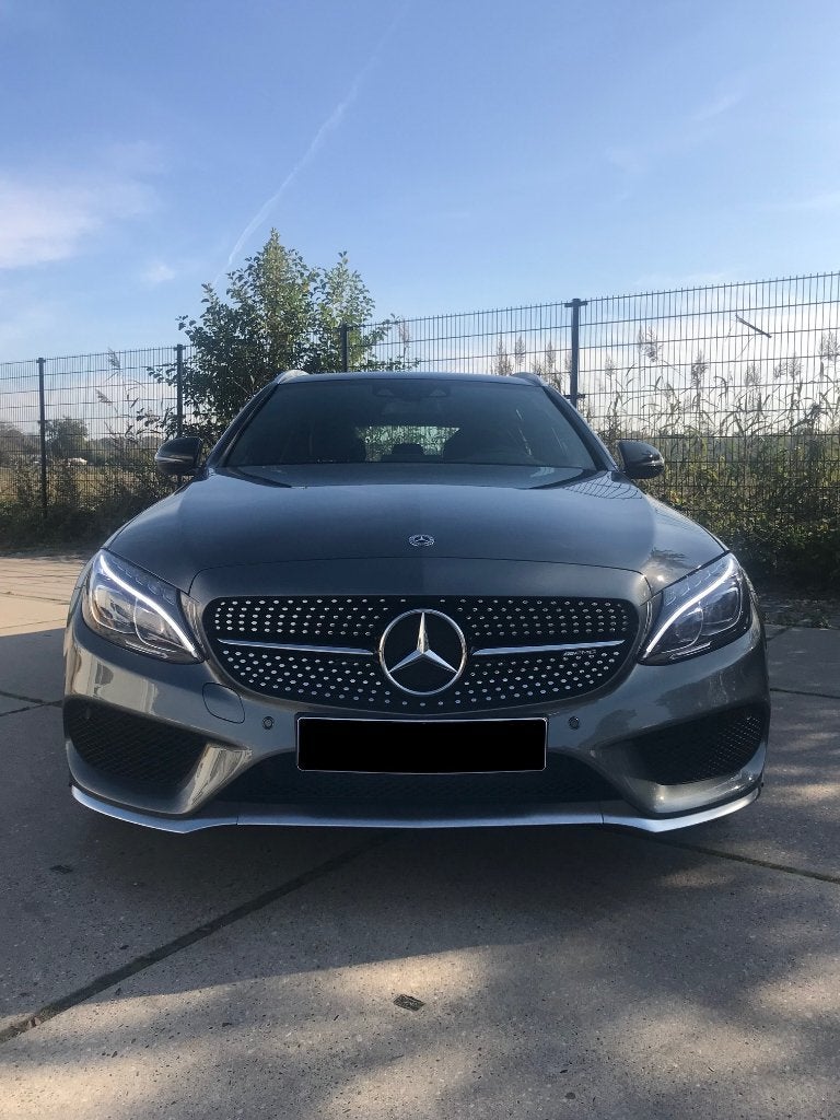 Mercedes-Benz C-Klasse C43 AMG 367pk 4MATIC 9G-TRONIC 2017, Automaat, Dealer onderhouden, 1800 kg, Zwart
