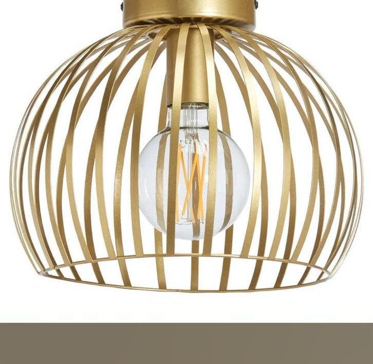 Plafondlamp: Dian Goud. Kwantum. Diameter 30 cm., Ophalen, Zo goed als nieuw