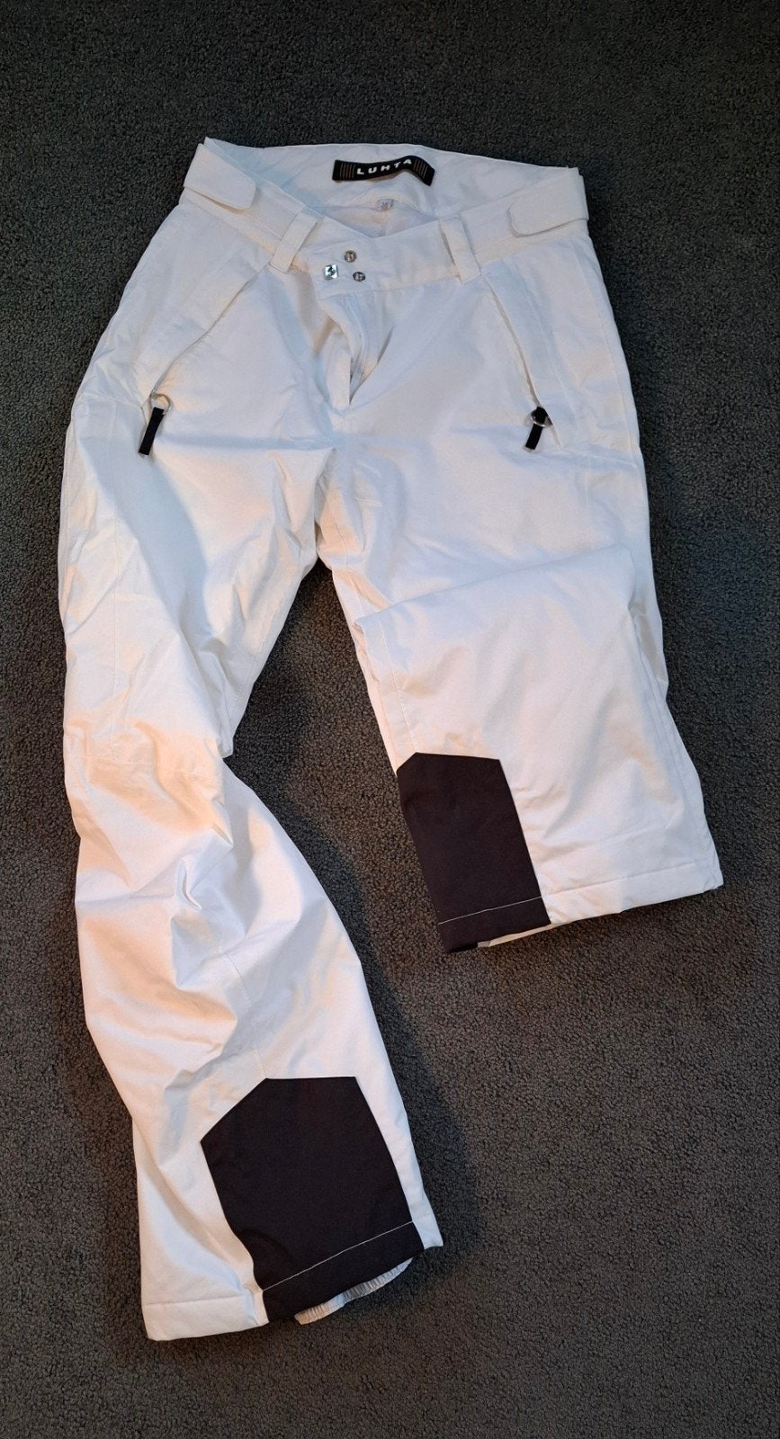 Witte dames ski broek Luhta, Luhta, Ophalen of Verzenden, Zo goed als nieuw, Broek