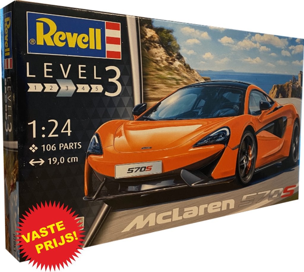 McLaren 570S (Revell 07051) 1/24, Auto, Revell, Groter dan 1:32, Nieuw