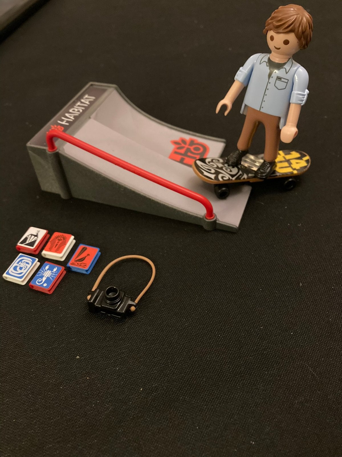 Playmobil skaters met helling 9094, Kinderen en Baby's, Speelgoed | Playmobil, Ophalen of Verzenden, Zo goed als nieuw