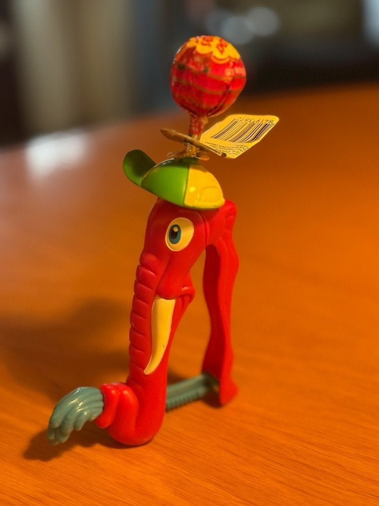 Giro Pop Lolly chupa chups zeldzaam squeeze spin toy lolly, Ophalen of Verzenden, Zo goed als nieuw, Reclamebord