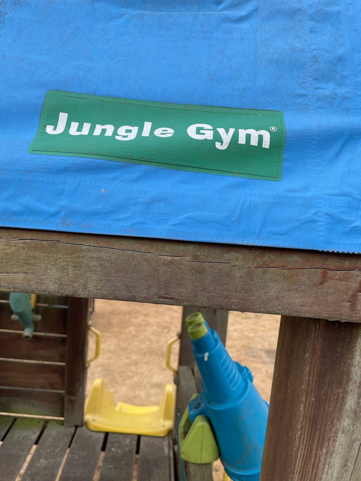 Jungle Gym Speeltoestel met Glijbaan en Klimwand, Kinderen en Baby's, Speelgoed | Buiten | Speeltoestellen, Ophalen, Gebruikt