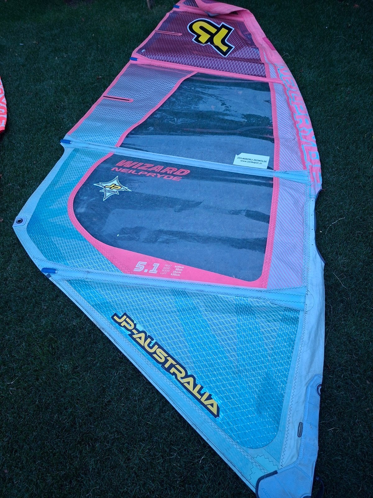 Neilpryde Wizard 5.1 Windsurfzeil, Watersport en Boten, Windsurfen, Gebruikt, 5 tot 6.5 m², Ophalen of Verzenden, Neilpryde