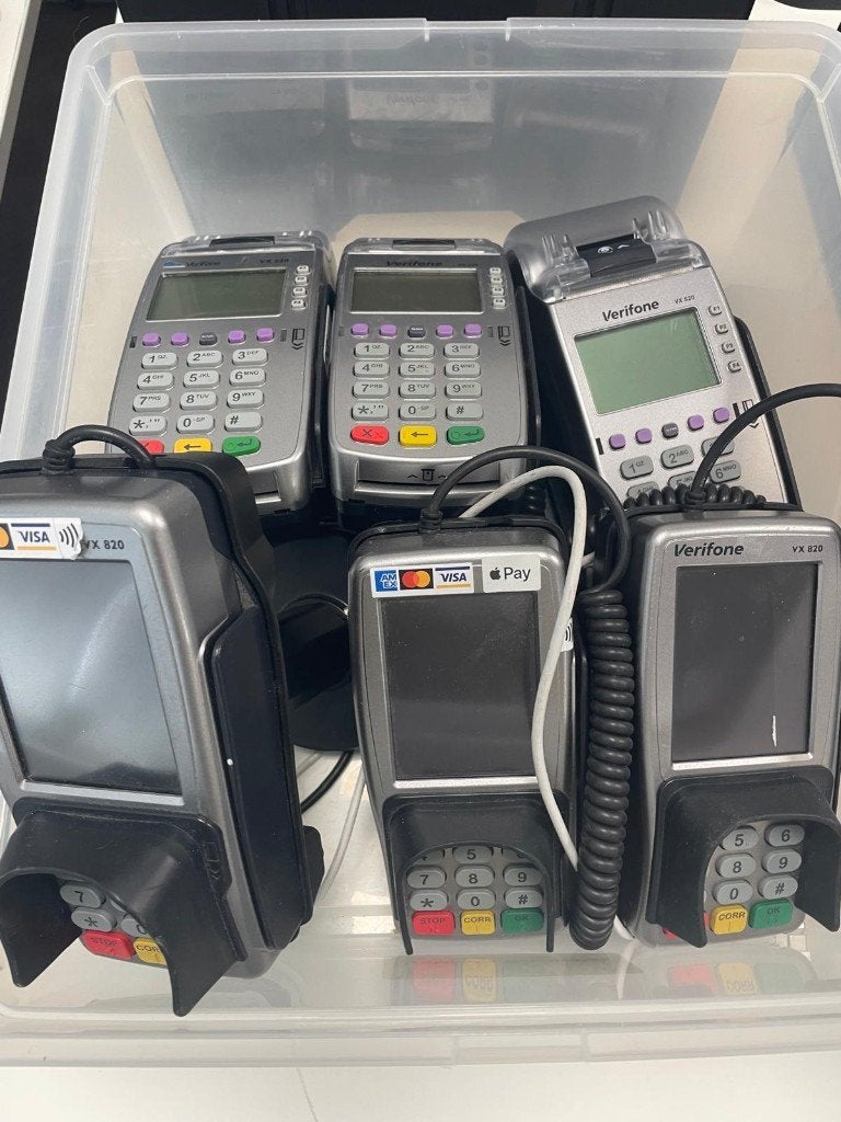 BULK PARTIJ: 13x Verifone VX520 / VX820 Pinapparaten, Ophalen of Verzenden
