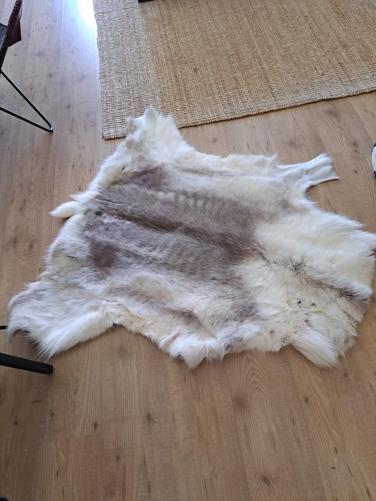 Rendier kleed, Bruin/ beige 1.15 bij  1 meter, Ophalen, Zo goed als nieuw