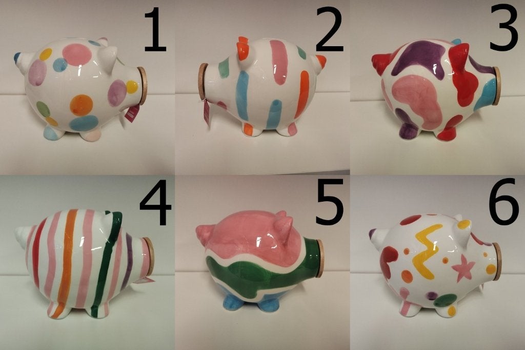 Pomme Pidou spaarpot varken Whimsey - special edition, -, Ophalen of Verzenden, Zo goed als nieuw, Steen, Aardewerk of Keramiek