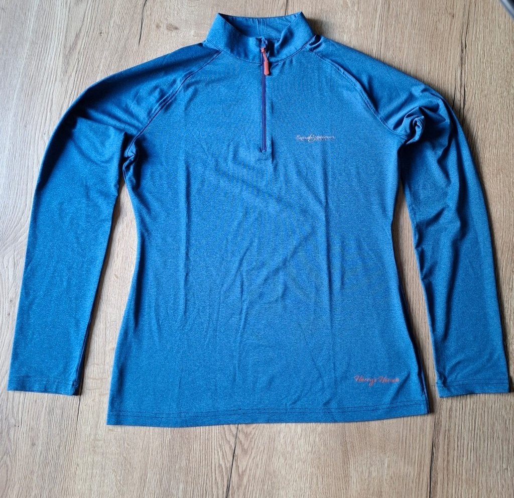 Longsleeve Harry's Horse blauw maat L, Blauw, L, Ritssluiting, Dressuur
