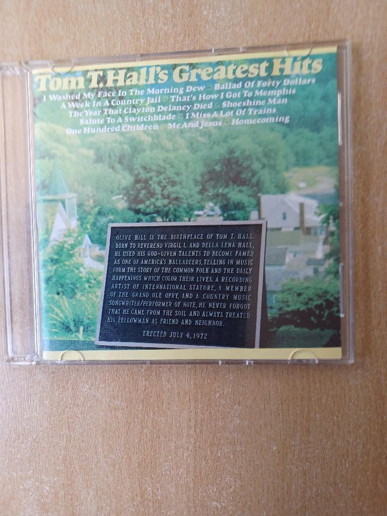 TOM T. HALL  -  Tom T. Hall's Greatest Hits     CD, Ophalen of Verzenden, Gebruikt