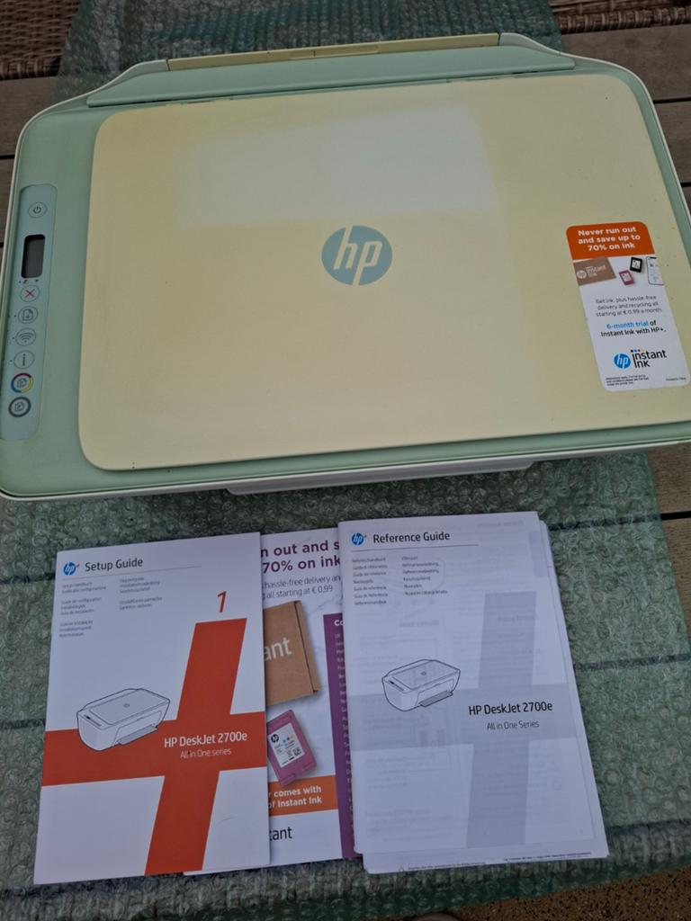 HP DeskJet 2700e All-in-One Printer met WiFi, Computers en Software, Printers, Ophalen, Kleur printen, Gebruikt, Inkjetprinter