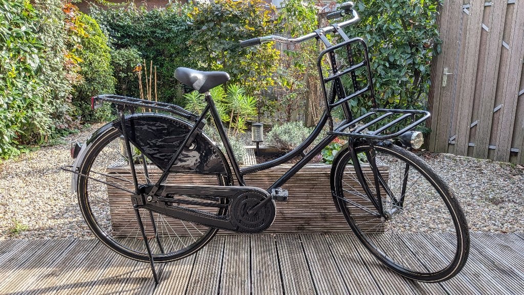 Omafiets 56mm - uitstekende staat!, Fietsen en Brommers, 56 cm of meer, Ophalen, Gebruikt, Terugtraprem