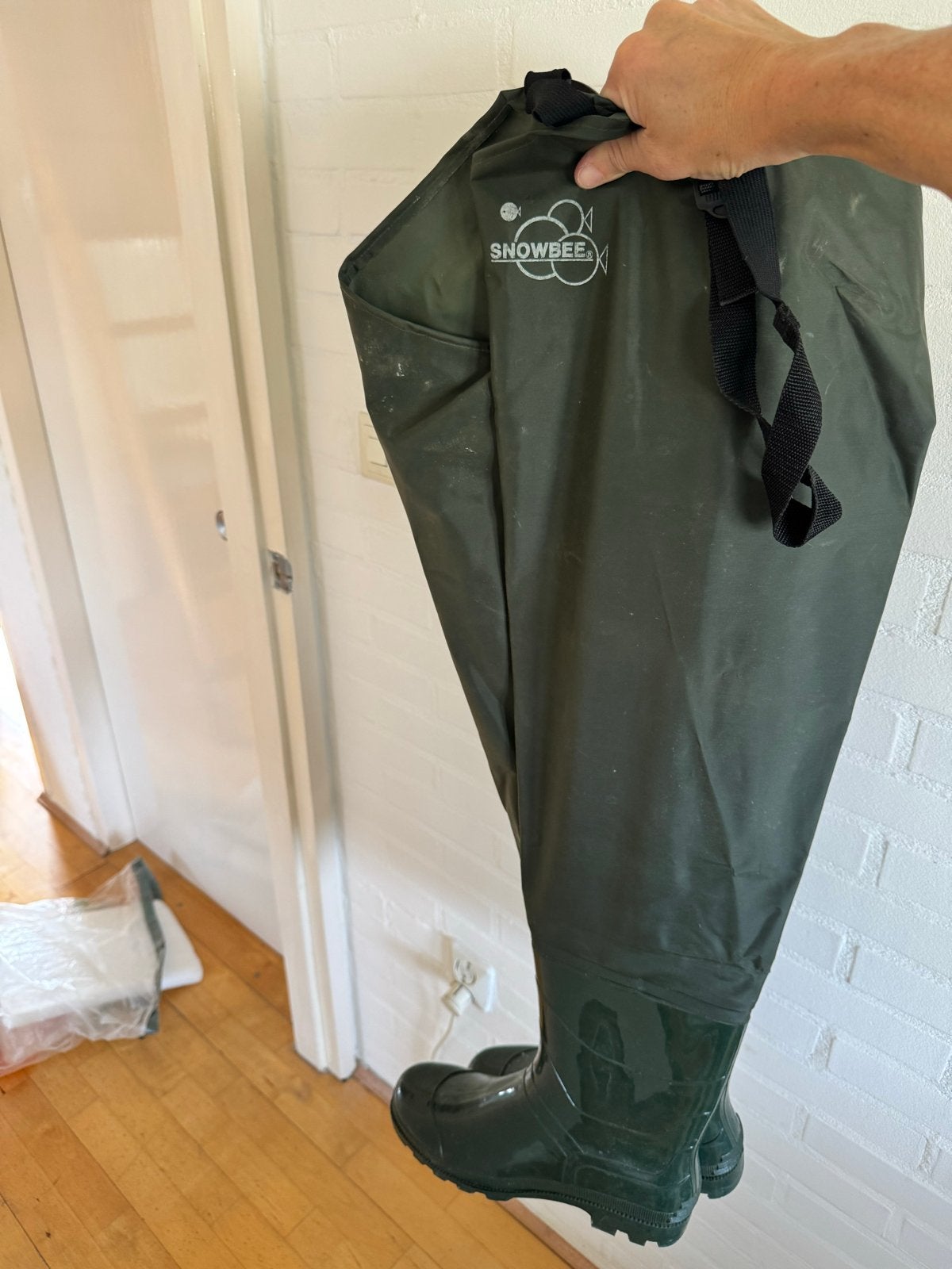 Snowbee Lieslaarzen Maat 43 - Ideaal voor Vissen, Ophalen of Verzenden, Zo goed als nieuw, Kleding