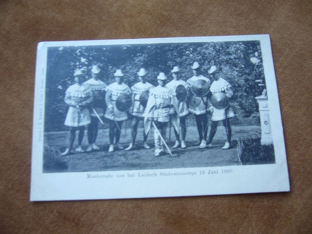 LEIDEN  =  MASKERADE V. H. LEIDSCH STUDENTENCORPS BRIEFKAART, Verzenden, Voor 1920, Ongelopen, Zuid-Holland