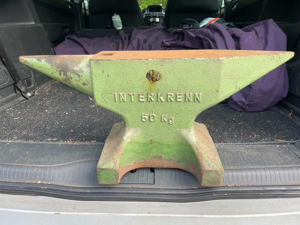 Interkrenn Aambeeld 50 kg made in W.Germany, Ophalen