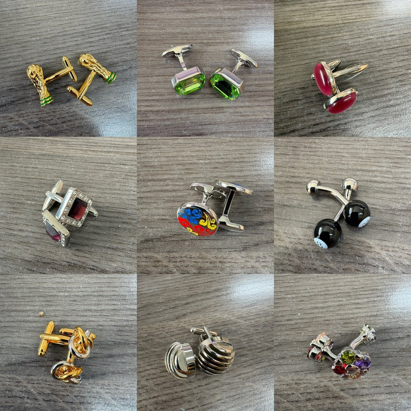 Partij 125 paar Manchetknopen Nieuw in Verpakking, Sieraden, Tassen en Uiterlijk, Manchetknopen, Ophalen of Verzenden, Nieuw, Overige materialen