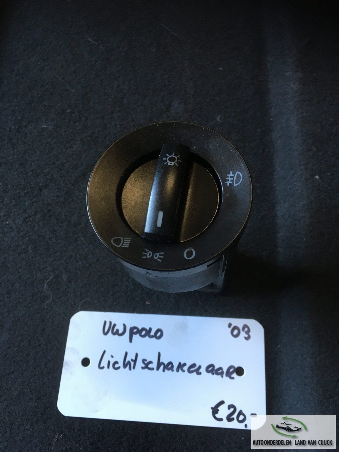 Vw Polo 2003 1.2 Lichtschakelaar, Gebruikt, -, -, Ophalen of Verzenden